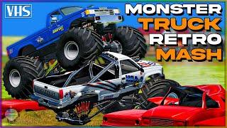 Monster Truck RETRO MASH  BeamNG.Drive