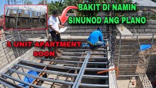 BAKIT DI NAMIN SINUNOD ANG PLANO 5 UNIT APARTMENT TARLAC PROJECT