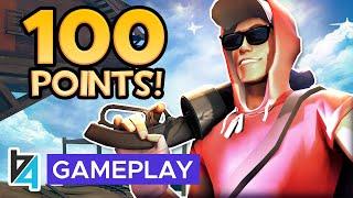 TF2 100 POINTS In 1 Round? Fragging Out on Upward