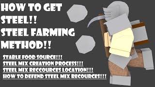 How to get Steel Armour And Tools Steel Farming Method