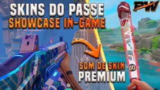 Showcase IN-GAME das SKINS do Passe de Batalha  Judge com EFEITO SONORO de SKIN PAGA