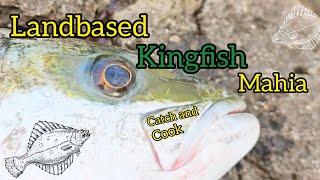 Landbased Kingfish in Mahia with Paul  Catch and Cook 