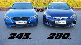 Страшный СОН для BMW? OPEL ASTRA J OPC vs BMW F30 328i Гонка