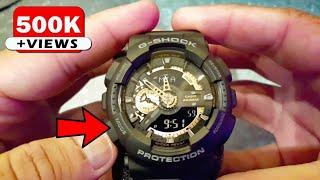 How to set the Date & Time on Casio Gshock 5146 5425 Analog and Digital  GA-110