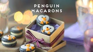 Cute Penguin Macarons  Edible Gifts