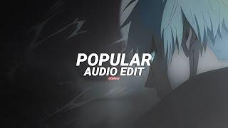 popular - the weeknd playboi carti madonna edit audio