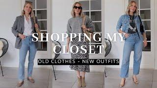 Old clothes new outfits  Capsule wardrobe looks