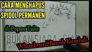 Cara Menghapus Spidol Permanen di Papan Tulis Whiteboard