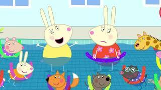 Peppa Pig  Swimming Lesson  Peppa Pig Official  Family Kids Cartoon