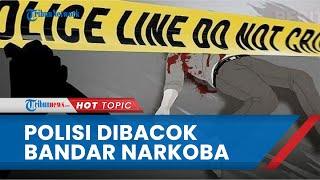 Lakukan Penggerebekan Polisi di Banjarmasin Dibacok dengan Parang oleh Terduga Bandar Narkoba