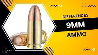 Difference in 9mm ammo  Luger Parabellum NATO +p and +p+