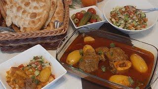 شوربا یا شوروای افغانی با گوشت گاو خوشرنگ و خوشمزه  آب گوشت جا افتاده Afghani shorba