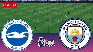 LIVE  Brighton Hove VS Manchester City Premier League 2324 Full Match - videogame simulators