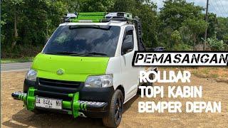 Grand Max Pick Up Modifikasi  Pasang Bemper Dan Roolbar