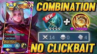 COMBINATION ITEM THAT WILL MAKE YOUR CECILION 100% UNKILLABLE  TOP GLOBAL CECILION BEST BUILD 2024