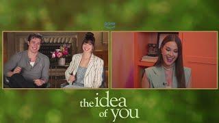 #TheIdeaOfYou Interview with Anne Hathaway Nick Galitzine  Catriona Gray