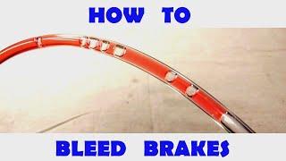 How To Bleed Motorcycle Brakes The Simple Way NO SPECIAL TOOLS