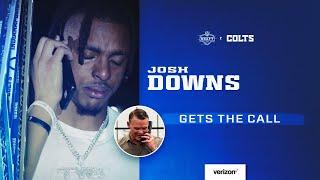 2023 Draft WR Josh Downs Draft Phone Call