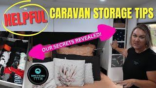 Caravan Storage TIPS TRICKS and HACKS  Caravanning Australia Preparation - WWK EP 5