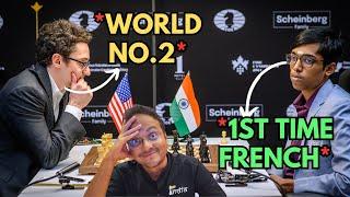 Praggnanandhaas French Love  World no.2 Caruana vs Pragg  FIDE Candidates 2024