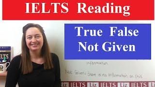 IELTS Reading Tips True False Not Given