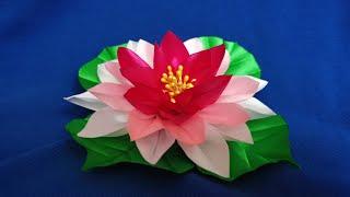 Flower making  Satin Ribbon Flower  DIY crafts Handmade gift ideas  diy home decor