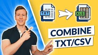 Convert the content from multiple TXT or CSV files into Excel using Python Real-World Example