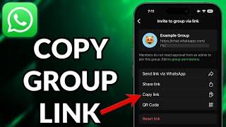 How To Copy WhatsApp Group Link