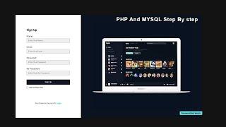 Signup System Using PHP  How To Make Signup Form in PHP And MYSQL