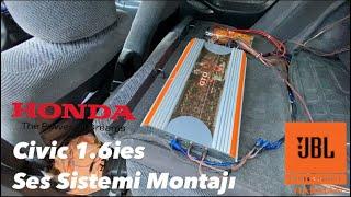 Honda Civic 1.6 İES Ses Sistemi Bağladık Pioneer JBL