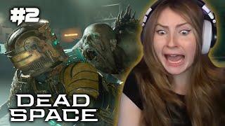 THIS GAME IS SO FRIKKIN SCARY  Dead Space Remake Part 2