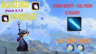 Balance Druid PvP Montage  FULL MOON 1 SHOTS  WoW Shadowlands 9.1.5