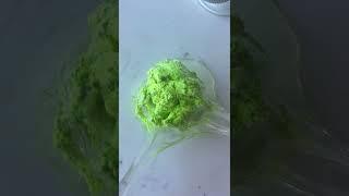 Mixing Model Magic into Clear Gloss Slime  #Shorts