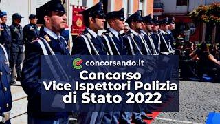 Concorso Vice Ispettori Polizia di Stato 2022 – 1000 posti – Aperto anche ai civili con diploma