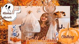 Decorating My Home For HalloweenFall -- **Thrift & Hobby Lobby Haul**