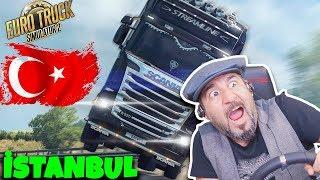 İSTANBUL-TEKİRDAĞ YOLUNDA SAKIZ TAŞIRKEN KAZA YAPTIM  EURO TRUCK SIMULATOR 2 ETS2