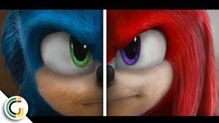 Comparison Sonic vs Sonic & original trailer  The Sonic Movie 2 - Graphy 4K