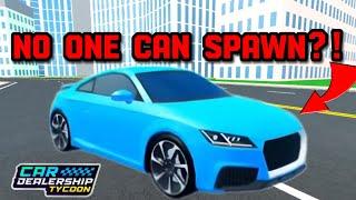 NO ONE CAN SPAWN THIS SECRET CAR IN Car Dealership tycoon?  Mird CDT