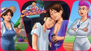 Summertime saga v 0.19.1  Quick walkthrough  Eve Coach Bridget Roxxy Grace Quests Ep-1