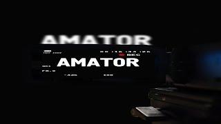 «AMATOR» фестиваль которого не было