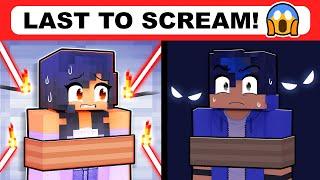 Minecraft but LAST To Scream LIVES