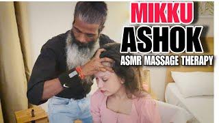 Asmr head massage therapy Neck Cracking Reduce Anxiety n Stress by ASHOK TO MIKKU BARBER