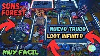 TRUCO DUPLICAR LOOT INFINITO GLITCH en SONS OF THE FOREST Guia en Español Bien Explicado