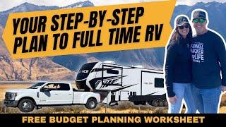 How to Plan for Full-Time RV Living The Ultimate 2024 Step-by-Step Guide