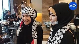 SILVANA HERMAN & ITA PURNAMASARI IKUT DUKUNG & SUMBANG DANA UNTUK WARGA PALESTINA