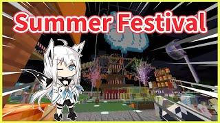 Fubuki enjoying Usaken Summer Festival with her viewers 【Hololive】