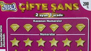 6 ADET ÇİFTE ŞANS KAZI KAZAN KARTINI DENİYORUM KANALIMA ABONE OLMAYI UNUTMAYIN #kazıkazan #işbirliği