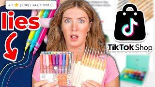 I Tested TIK TOK SHOPs Overly HYPED Art Supplies..*they lied..*