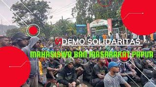 Demo _ Solidaritas_Mahasiswa dan masarakat Jayapura Papua