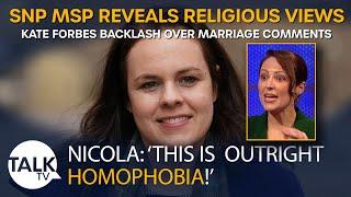 Nicola Thorp blasts homophobic SNP leadership candidate for religious view on marriage